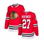 Adidas Chicago Blackhawks #27 Jeremy Roenick Premier Red Home NHL Jersey