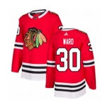 Adidas Chicago Blackhawks #30 Cam Ward Premier Red Home NHL Jersey