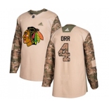 Adidas Chicago Blackhawks #4 Bobby Orr Authentic Camo Veterans Day Practice NHL Jersey