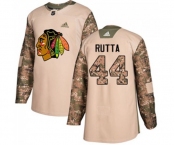 Adidas Chicago Blackhawks #44 Jan Rutta Authentic Camo Veterans Day Practice NHL Jersey