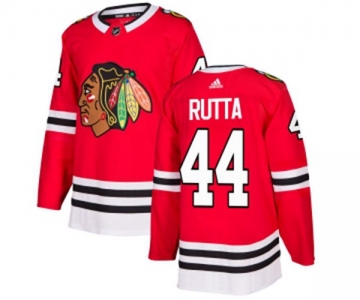 Adidas Chicago Blackhawks #44 Jan Rutta Authentic Red Home NHL Jersey