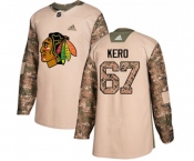 Adidas Chicago Blackhawks #67 Tanner Kero Authentic Camo Veterans Day Practice NHL Jersey