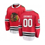 Chicago Blackhawks #00 Clark Griswold Fanatics Branded Red Home Breakaway NHL Jersey