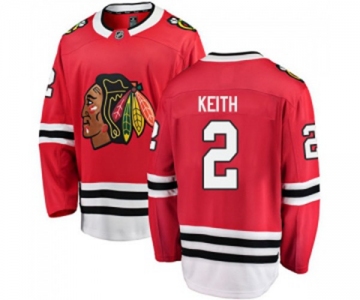 Chicago Blackhawks #2 Duncan Keith Fanatics Branded Red Home Breakaway NHL Jersey