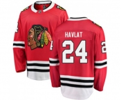 Chicago Blackhawks #24 Martin Havlat Fanatics Branded Red Home Breakaway NHL Jersey