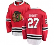 Chicago Blackhawks #27 Adam Boqvist Authentic Red Home Fanatics Branded Breakaway NHL Jersey