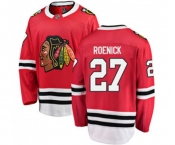 Chicago Blackhawks #27 Jeremy Roenick Fanatics Branded Red Home Breakaway NHL Jersey