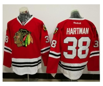 Chicago Blackhawks #38 Ryan Hartman Red Stitched NHL Jersey