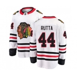 Chicago Blackhawks #44 Jan Rutta Fanatics Branded White Away Breakaway NHL Jersey