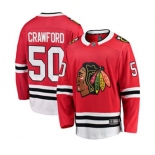 Chicago Blackhawks #50 Corey Crawford Fanatics Branded Red Home Breakaway NHL Jersey