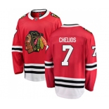 Chicago Blackhawks #7 Chris Chelios Fanatics Branded Red Home Breakaway NHL Jersey