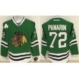 Chicago Blackhawks #72 Artemi Panarin Green Stitched NHL Jersey