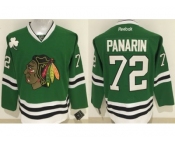 Chicago Blackhawks #72 Artemi Panarin Green Stitched NHL Jersey