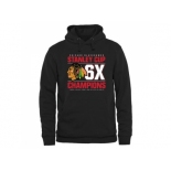 Chicago Blackhawks Black Rinkside Victor Pullover Hoodie