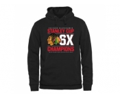 Chicago Blackhawks Black Rinkside Victor Pullover Hoodie