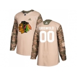 Men Adidas Chicago Blackhawks #00 Clark Griswold Camo Authentic 2017 Veterans Day Stitched NHL Jersey