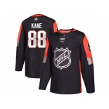 Men Adidas Chicago Blackhawks #88 Patrick Kane Black 2018 All-Star Central Division Authentic Stitched NHL Jersey