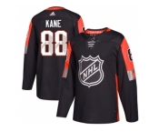 Men Adidas Chicago Blackhawks #88 Patrick Kane Black 2018 All-Star Central Division Authentic Stitched NHL Jersey