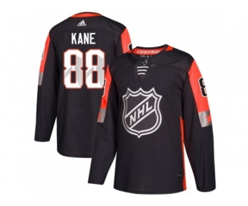 Men Adidas Chicago Blackhawks #88 Patrick Kane Black 2018 All-Star Central Division Authentic Stitched NHL Jersey