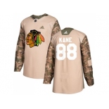 Men Adidas Chicago Blackhawks #88 Patrick Kane Camo Authentic 2017 Veterans Day Stitched NHL Jersey