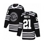 Men's Adidas Chicago Blackhawks #21 Stan Mikita Authentic Black 2019 Winter Classic NHL Jersey