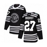 Men's Adidas Chicago Blackhawks #27 Adam Boqvist Authentic Black 2019 Winter Classic NHL Jersey