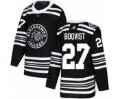 Men's Adidas Chicago Blackhawks #27 Adam Boqvist Authentic Black 2019 Winter Classic NHL Jersey