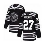 Men's Adidas Chicago Blackhawks #27 Jeremy Roenick Authentic Black 2019 Winter Classic NHL Jersey