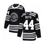 Men's Adidas Chicago Blackhawks #44 Jan Rutta Authentic Black 2019 Winter Classic NHL Jersey