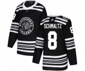 Men's Adidas Chicago Blackhawks #8 Nick Schmaltz Authentic Black 2019 Winter Classic NHL Jersey