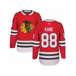 Men's Adidas Chicago Blackhawks #88 Patrick Kane Authentic Red Home NHL Jersey