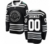 Men's Chicago Blackhawks #00 Clark Griswold Black 2019 Winter Classic Fanatics Branded Breakaway NHL Jersey