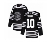 Men's Chicago Blackhawks #10 Patrick Sharp Authentic Black Alternate Hockey Jersey