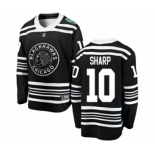 Men's Chicago Blackhawks #10 Patrick Sharp Black 2019 Winter Classic Fanatics Branded Breakaway NHL Jersey