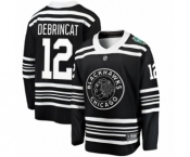 Men's Chicago Blackhawks #12 Alex DeBrincat Black 2019 Winter Classic Fanatics Branded Breakaway NHL Jersey