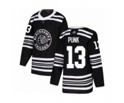 Men's Chicago Blackhawks #13 CM Punk Authentic Black Alternate Hockey Jersey