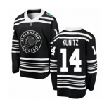 Men's Chicago Blackhawks #14 Chris Kunitz Black 2019 Winter Classic Fanatics Branded Breakaway NHL Jersey