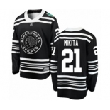 Men's Chicago Blackhawks #21 Stan Mikita Black 2019 Winter Classic Fanatics Branded Breakaway NHL Jersey