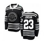 Men's Chicago Blackhawks #23 Michael Jordan Black 2019 Winter Classic Fanatics Branded Breakaway NHL Jersey