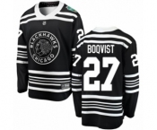 Men's Chicago Blackhawks #27 Adam Boqvist Black 2019 Winter Classic Fanatics Branded Breakaway NHL Jersey