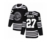 Men's Chicago Blackhawks #27 Jeremy Roenick Authentic Black Alternate Hockey Jersey