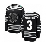 Men's Chicago Blackhawks #3 Keith Magnuson Black 2019 Winter Classic Fanatics Branded Breakaway NHL Jersey