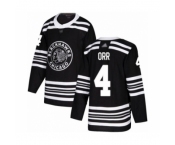 Men's Chicago Blackhawks #4 Bobby Orr Authentic Black Alternate Hockey Jersey