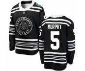 Men's Chicago Blackhawks #5 Connor Murphy Black 2019 Winter Classic Fanatics Branded Breakaway NHL Jersey