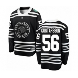 Men's Chicago Blackhawks #56 Erik Gustafsson Black 2019 Winter Classic Fanatics Branded Breakaway NHL Jersey