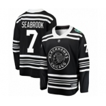 Men's Chicago Blackhawks #7 Brent Seabrook Black 2019 Winter Classic Fanatics Branded Breakaway NHL Jersey