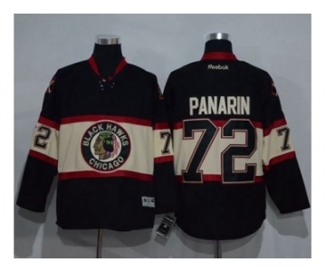 Men's Chicago Blackhawks #72 Artemi Panarin Black New Third Stitched NHL Jersey