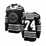 Men's Chicago Blackhawks #74 Nicolas Beaudin Black 2019 Winter Classic Fanatics Branded Breakaway NHL Jersey