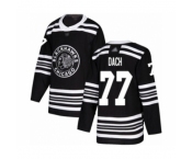 Men's Chicago Blackhawks #77 Kirby Dach Authentic Black Alternate Hockey Jersey