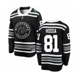 Men's Chicago Blackhawks #81 Marian Hossa Black 2019 Winter Classic Fanatics Branded Breakaway NHL Jersey